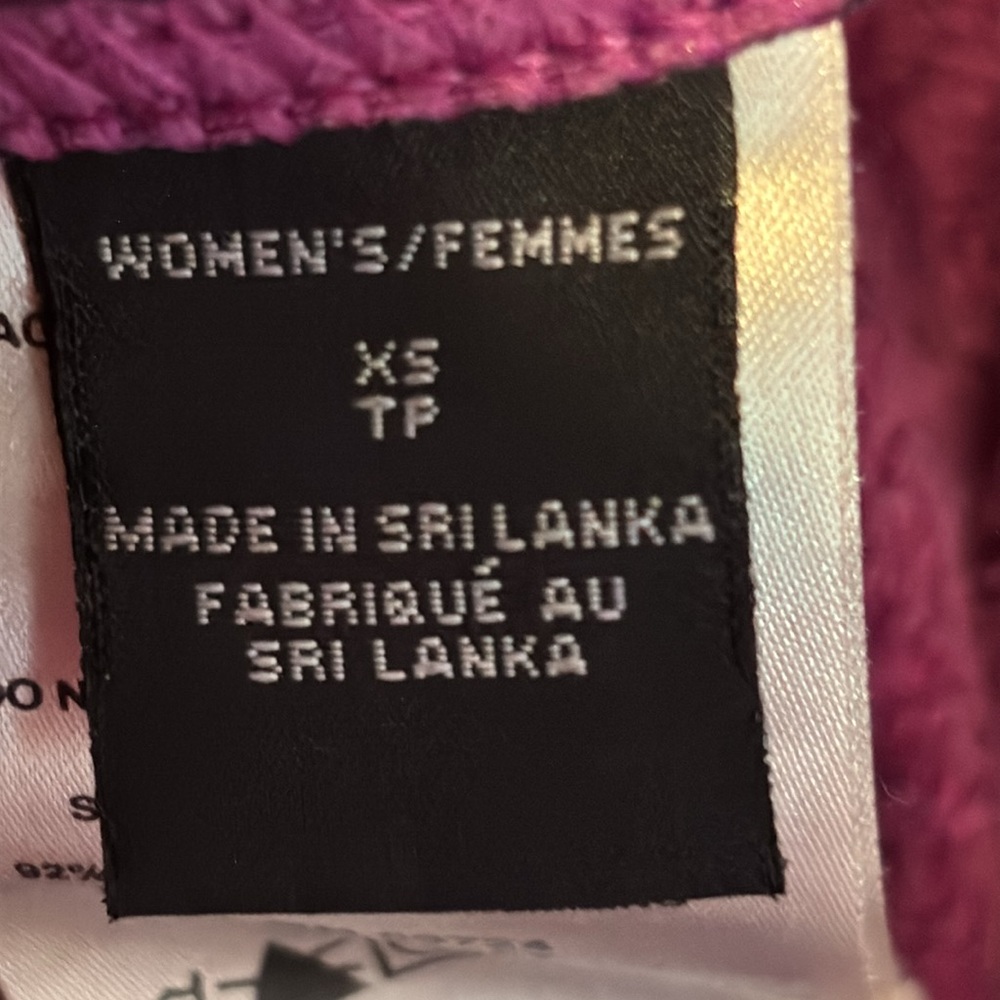 Mountain Hardware Zip Front Purple Fleece Jacket Size Women's XS - Picture 7 of 8